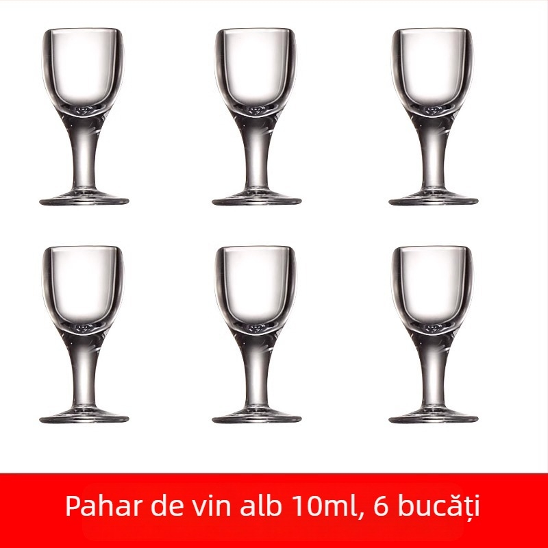Set de pahare de lichior din cristal cu margine auriu, dozator – veselă de bar pentru restaurante și uz casnic