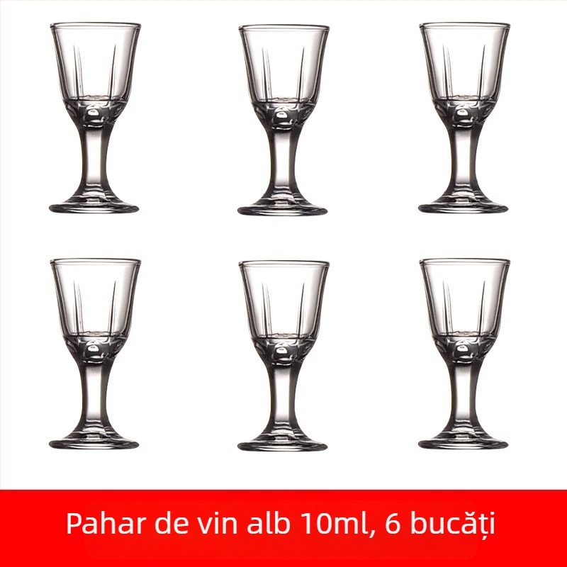 Set de pahare de lichior din cristal cu margine auriu, dozator – veselă de bar pentru restaurante și uz casnic