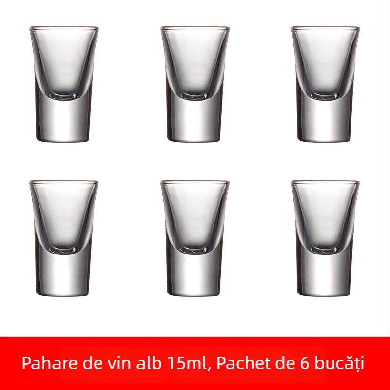 Set de pahare de lichior din cristal cu margine auriu, dozator – veselă de bar pentru restaurante și uz casnic