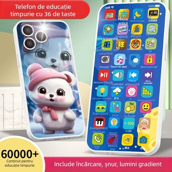 Telefon educațional pentru copii — dispozitiv multifuncțional de învățare cu muzică