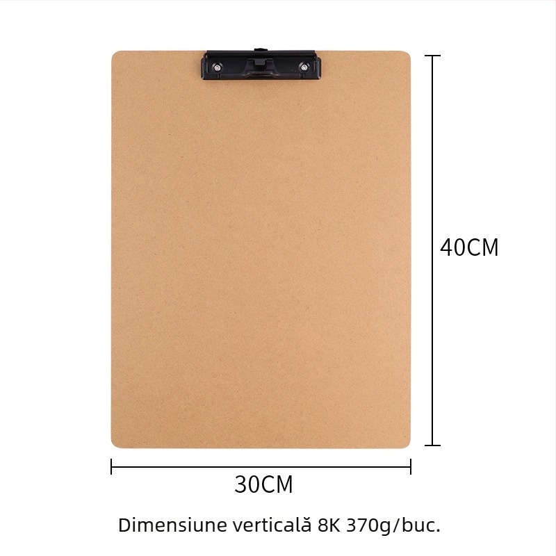 Chuntian Placă de scris din fibră A4 cu clemă puternică, dosar și clipboard – planșă de schițe A3 8K