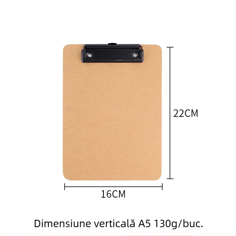 Chuntian Placă de scris din fibră A4 cu clemă puternică, dosar și clipboard – planșă de schițe A3 8K