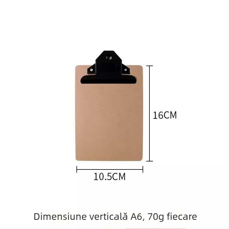 Chuntian Placă de scris din fibră A4 cu clemă puternică, dosar și clipboard – planșă de schițe A3 8K