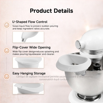 Con lichide pentru KitchenAid Mixer – Accesorii de gătit, etanș, rezistent la căldură