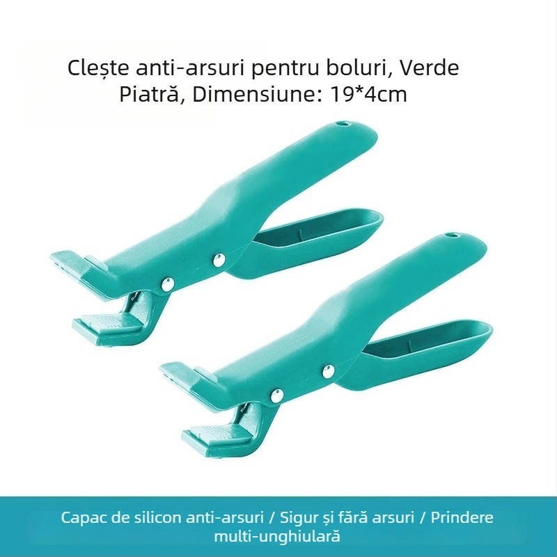 Clip din silicon pentru bucătărie – anti-arzuri, pentru oale, boluri și farfurii, compatibil cu cuptorul cu microunde