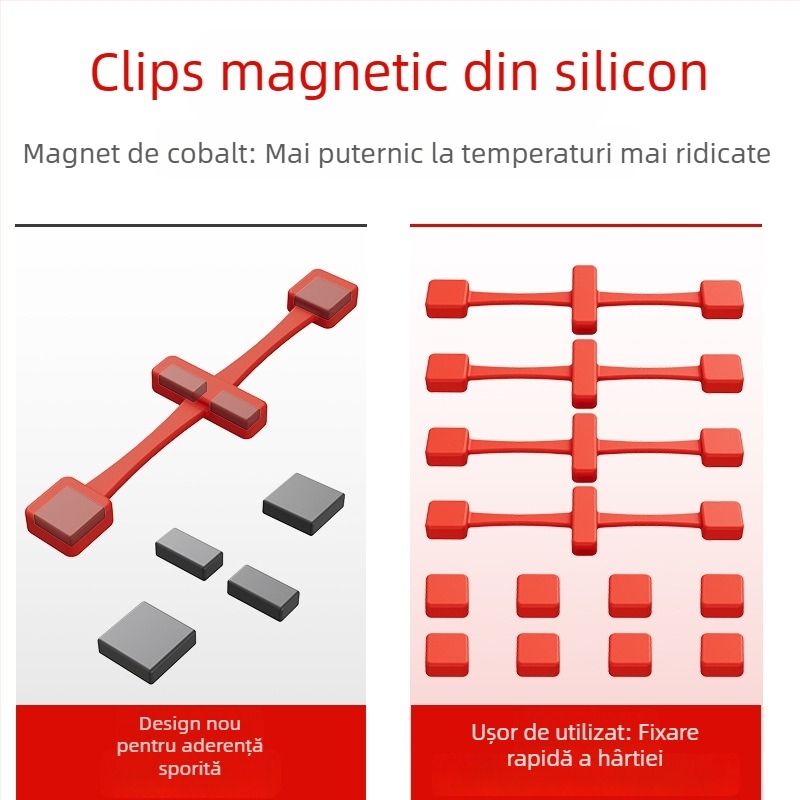 Ninja AF500 400 180 Frită  cu aer, închizătoare magnetică din silicon, suport pentru pergament de copt, cataramă din cobalt