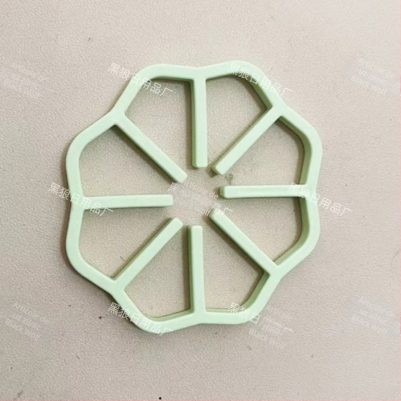 Covoraș din silicon termoizolant cu design floral decupat, anti-arzire pentru masă, suport pentru farfurii și boluri, covoraș rezistent la căldură pentru oale
