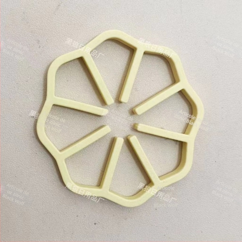 Covoraș din silicon termoizolant cu design floral decupat, anti-arzire pentru masă, suport pentru farfurii și boluri, covoraș rezistent la căldură pentru oale