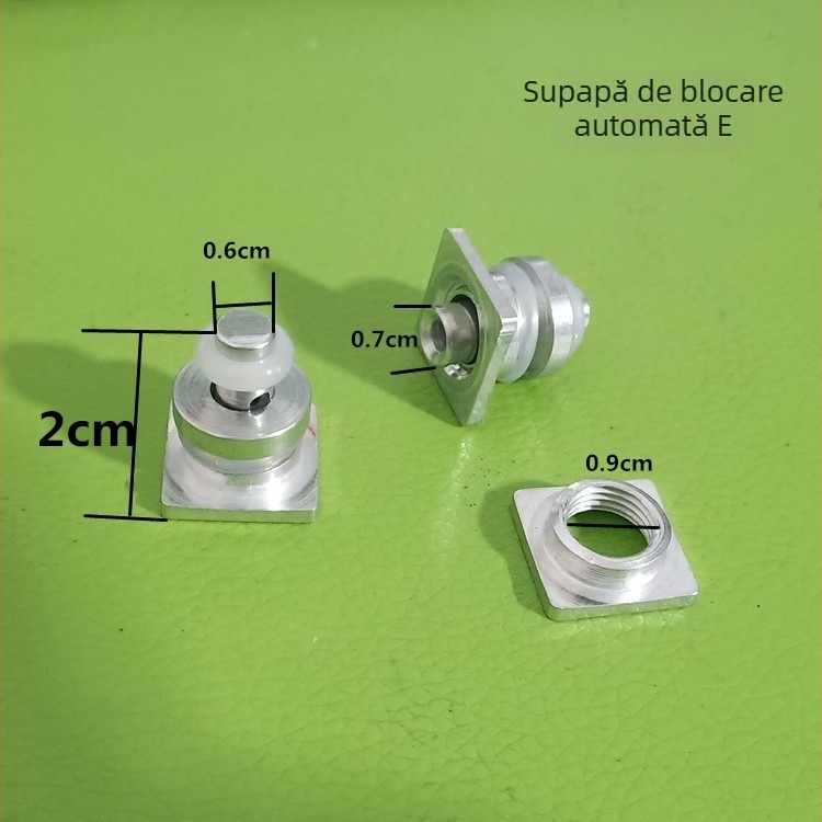 Set de valve pentru oală sub presiune: valvă de siguranță, limitator de presiune, valvă plutitoare, valvă de evacuare, valvă auto-închidere