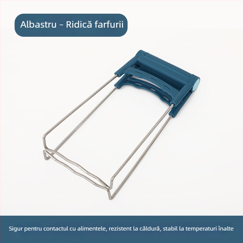 Bandă din silicon ondulată, cleme anti-derapare pentru boluri și farfurii, unealtă de bucătărie multifuncțională pentru cuptor cu microunde și aburi, anti-derapare, protecție împotriva arsurilor