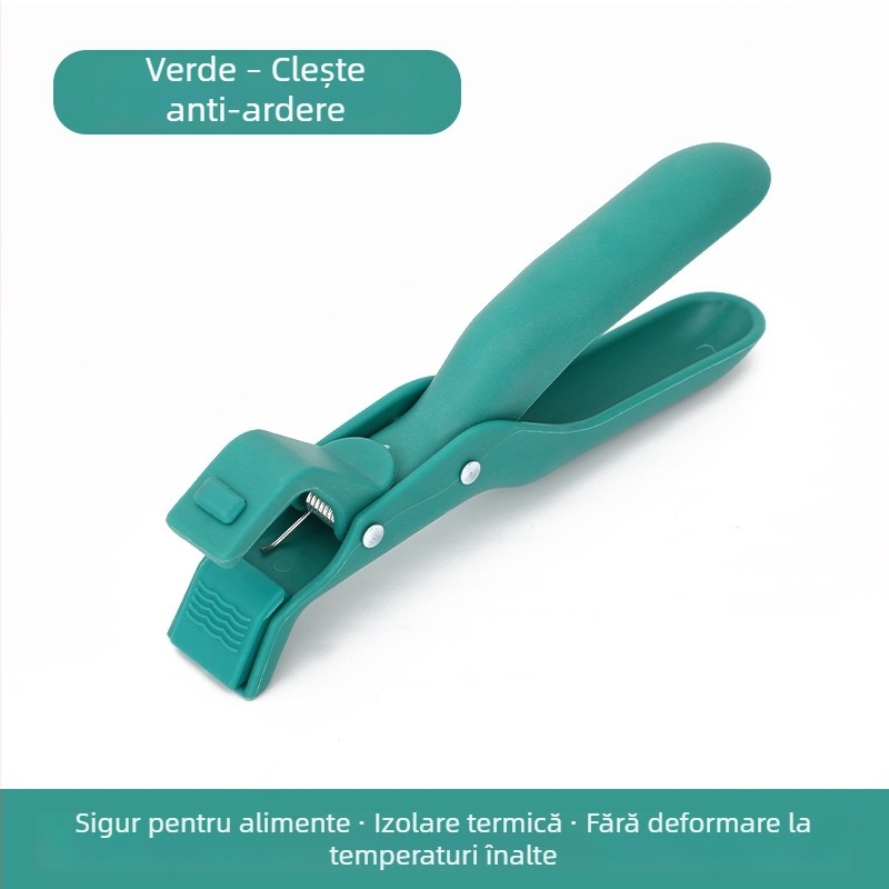 Bandă din silicon ondulată, cleme anti-derapare pentru boluri și farfurii, unealtă de bucătărie multifuncțională pentru cuptor cu microunde și aburi, anti-derapare, protecție împotriva arsurilor