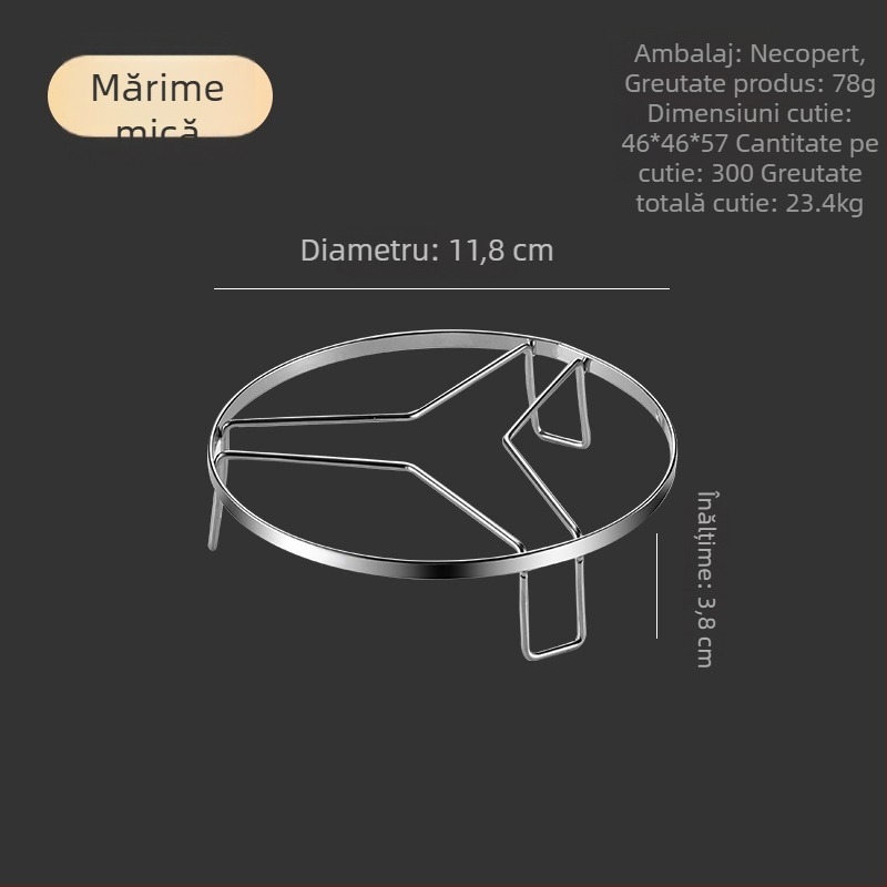 Raft de abur din oțel inox, pentru bucătărie, raft de gătit cu aburi pentru legume, orez și ouă, cu picioare înalte