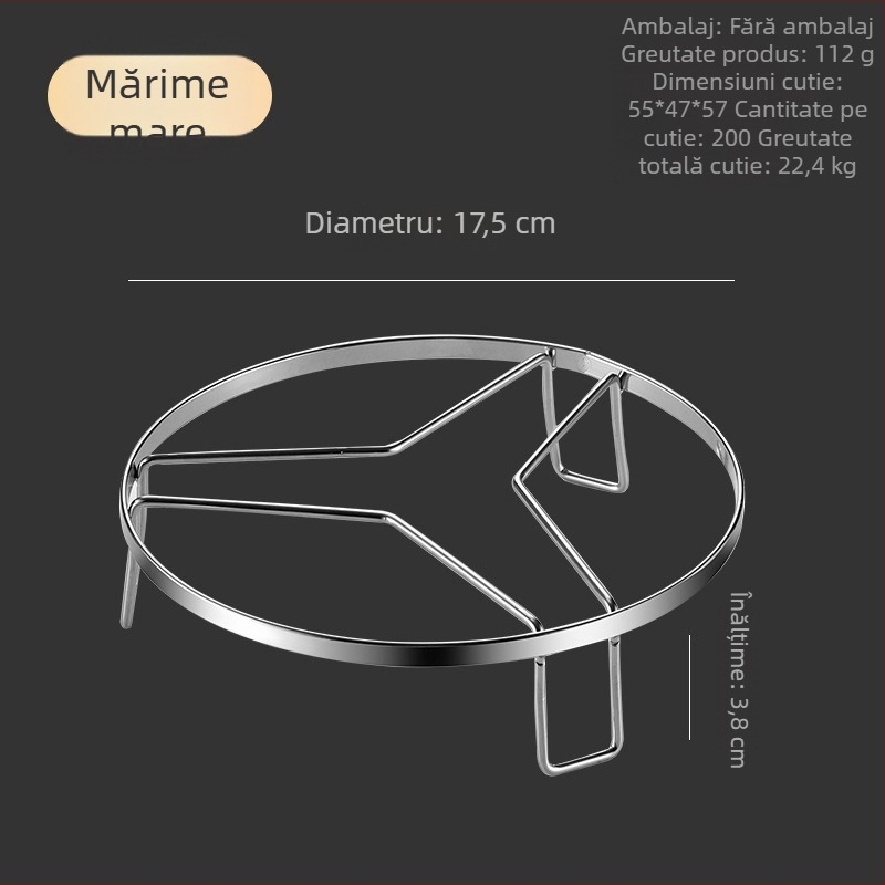 Raft de abur din oțel inox, pentru bucătărie, raft de gătit cu aburi pentru legume, orez și ouă, cu picioare înalte