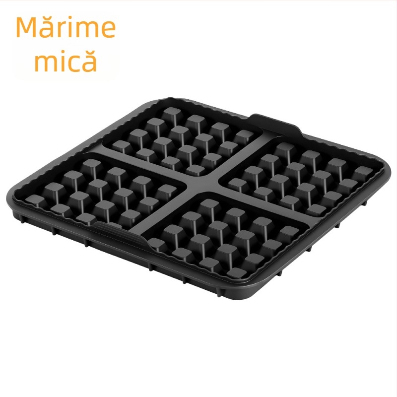 Set de matrițe pentru vafe pentru air fryer, tavă de copt și forme pătrate pentru prăjituri, în dimensiuni mari și mici.