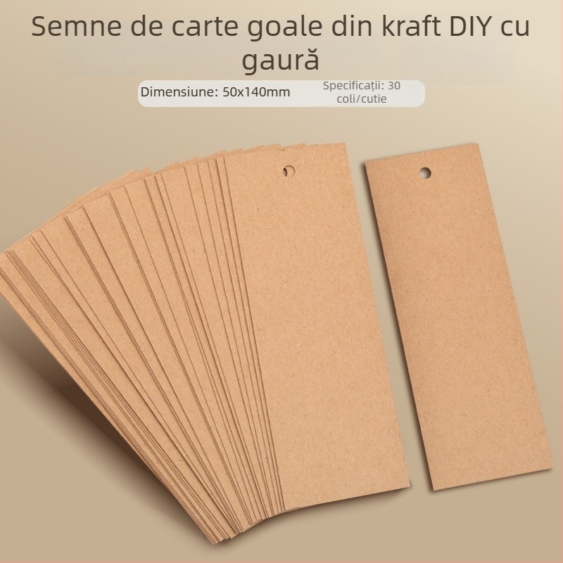 Semn de carte gol, handmade DIY cu ciucuri, stil antic, carton gros, batik pe hârtie de orez, caligrafie desenată manual