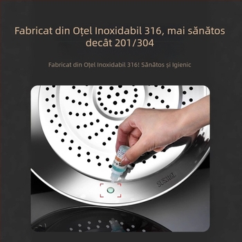 Plăcuță de aburi din oțel inoxidabil pentru wok, cu găuri de abur dense, rezistentă la temperaturi înalte, ușor de curățat, multifuncțională