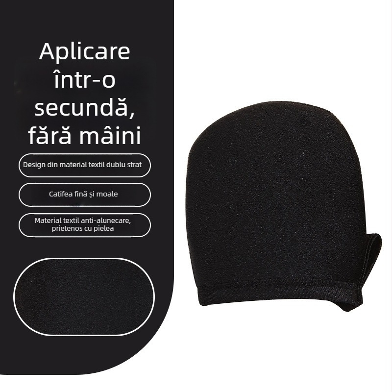 Mănuși pentru aplicarea loțiunii de corp – instrument de aplicare a cremelor și loțiunilor, cu textură flocată
