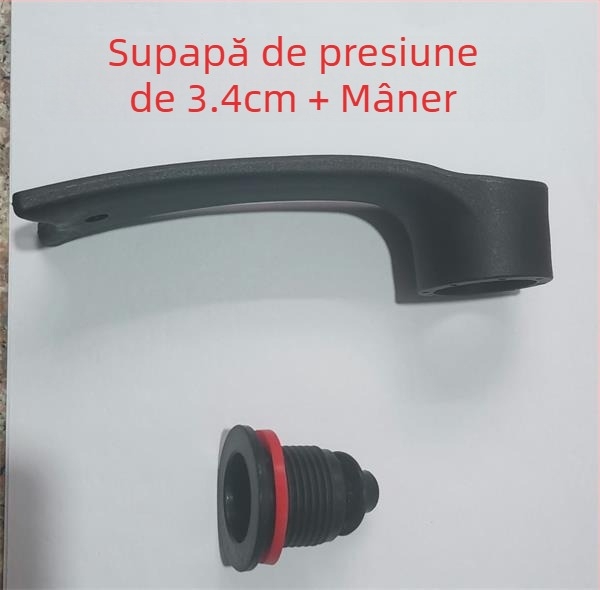 Capac mini pentru oală sub presiune, cu mâner fix, garnitură a valvei de presiune, design cu rață galbenă mică, capac din sticlă temperată pentru oală – accesorii