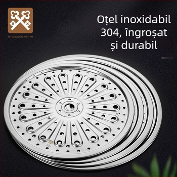 Raft de aburi din oțel inoxidabil 304 pentru uz casnic — tavă de aburi și grilaj pentru wok cu placă groasă