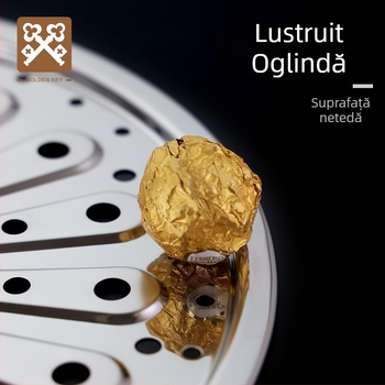 Raft de aburi din oțel inoxidabil 304 pentru uz casnic — tavă de aburi și grilaj pentru wok cu placă groasă