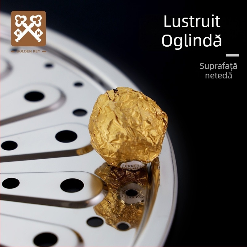 Raft de aburi din oțel inoxidabil 304 pentru uz casnic — tavă de aburi și grilaj pentru wok cu placă groasă