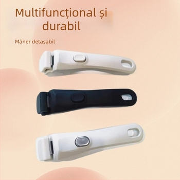 Mâner detașabil personalizabil pentru oală, cu clemă antiarși