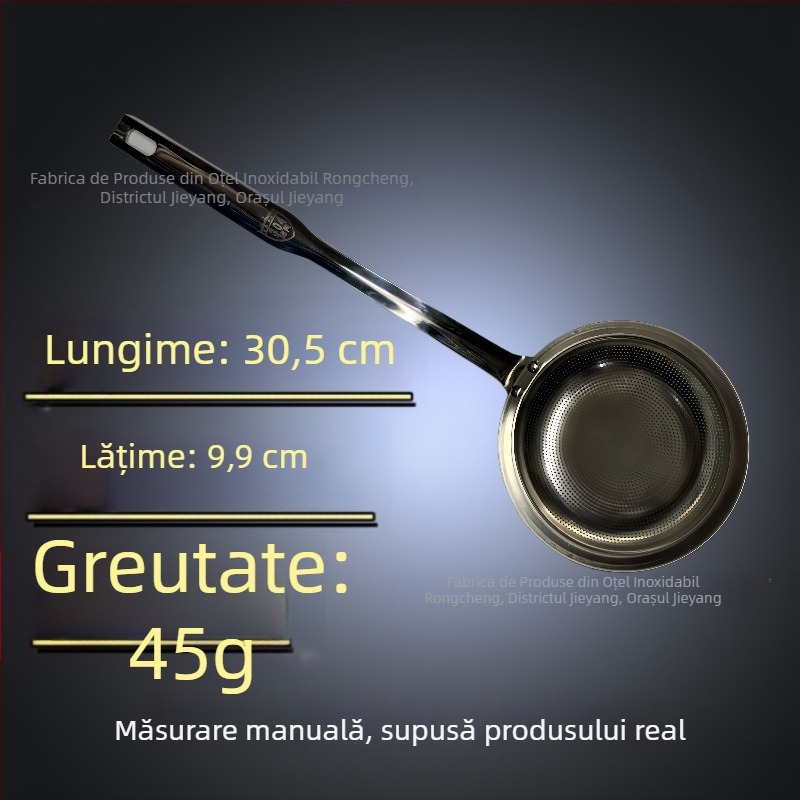Lingură de spumă din oțel inoxidabil 304, cu filtrare, sită din plasă pentru hot pot și prăjire