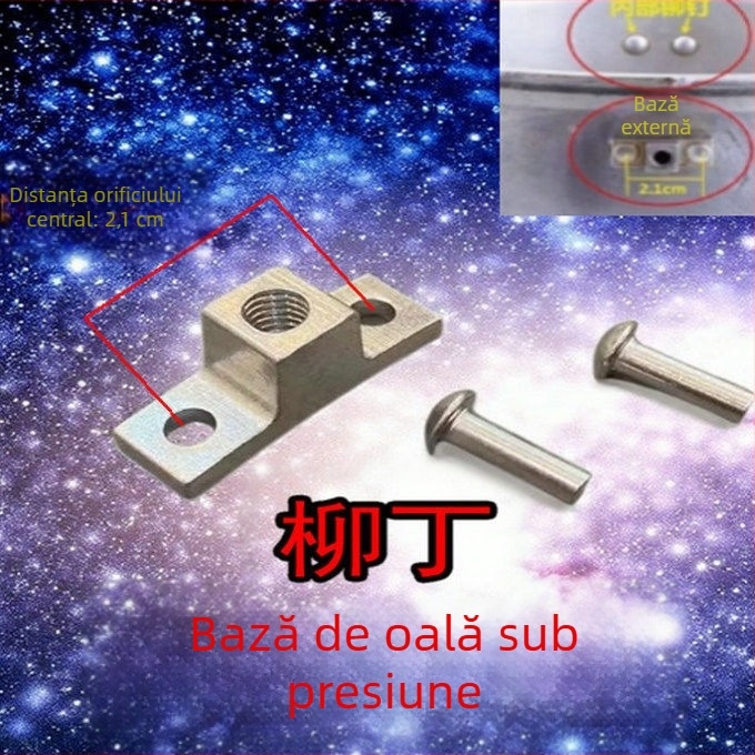 Șuruburi și nituri universale pentru baza mânerului la oala sub presiune, compatibile cu Wanbao, Forda, Xiluo, Jinxi, rezistente la temperaturi înalte