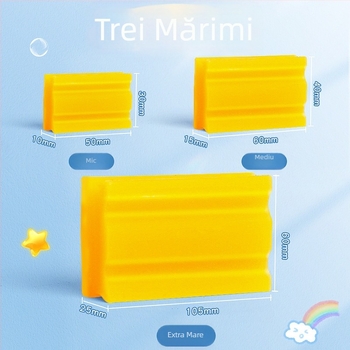 Radieră de săpun uriașă, design creativ, desen animat pentru copii, ștergere curată cu firimituri minime și fără urme, durabilă.