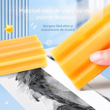 Radieră de săpun uriașă, design creativ, desen animat pentru copii, ștergere curată cu firimituri minime și fără urme, durabilă.