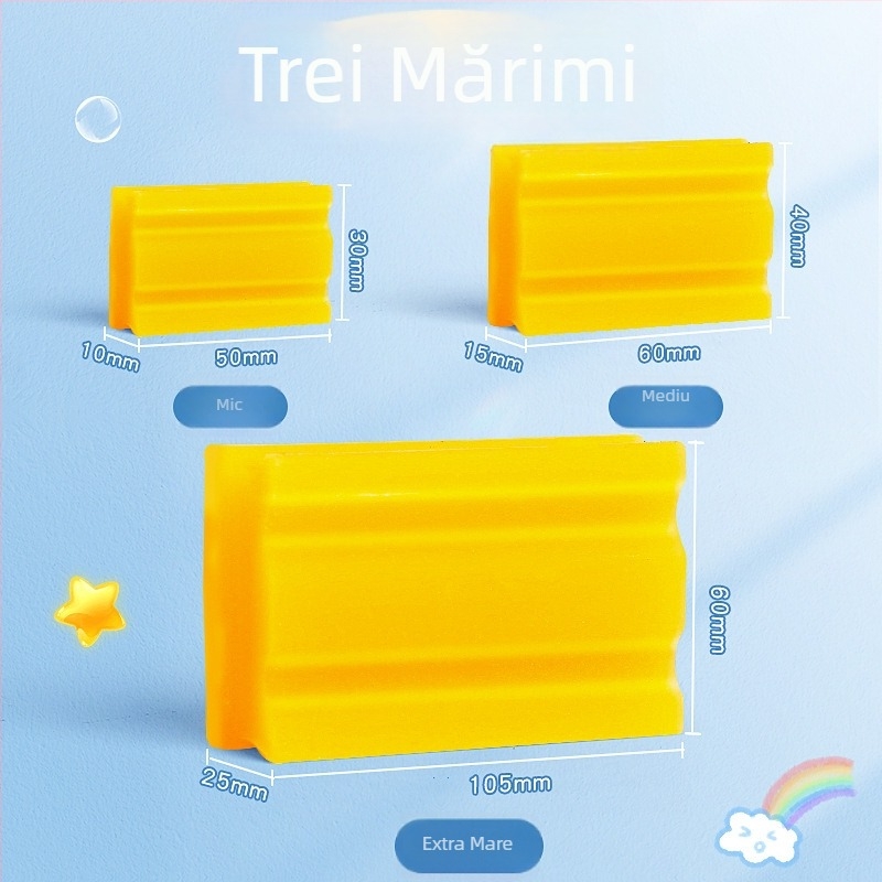 Radieră de săpun uriașă, design creativ, desen animat pentru copii, ștergere curată cu firimituri minime și fără urme, durabilă.