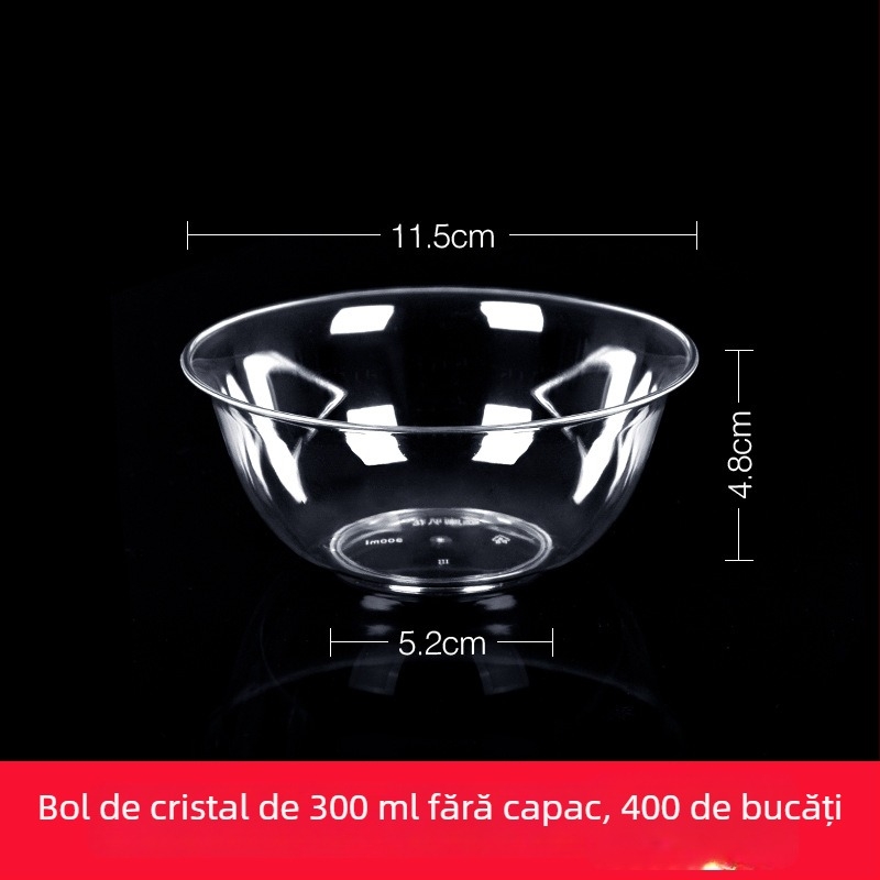 Set plastic veselă pentru petreceri, cu motiv floare trompetă, 10 piese: boluri, farfurii, căni și linguri, pentru porții individuale