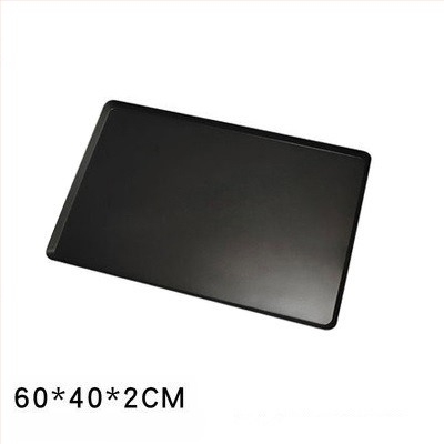 Tavă de copt antiaderentă comercială 60x40 cm pentru cuptor, cu colțuri rotunjite, din aluminiu, pentru pâine și prăjituri