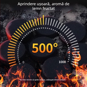 Grătar pliabil, portabil, cu cărbuni pentru uz casnic și camping, ustensile de grătar cu cărbuni, grill de unică folosință