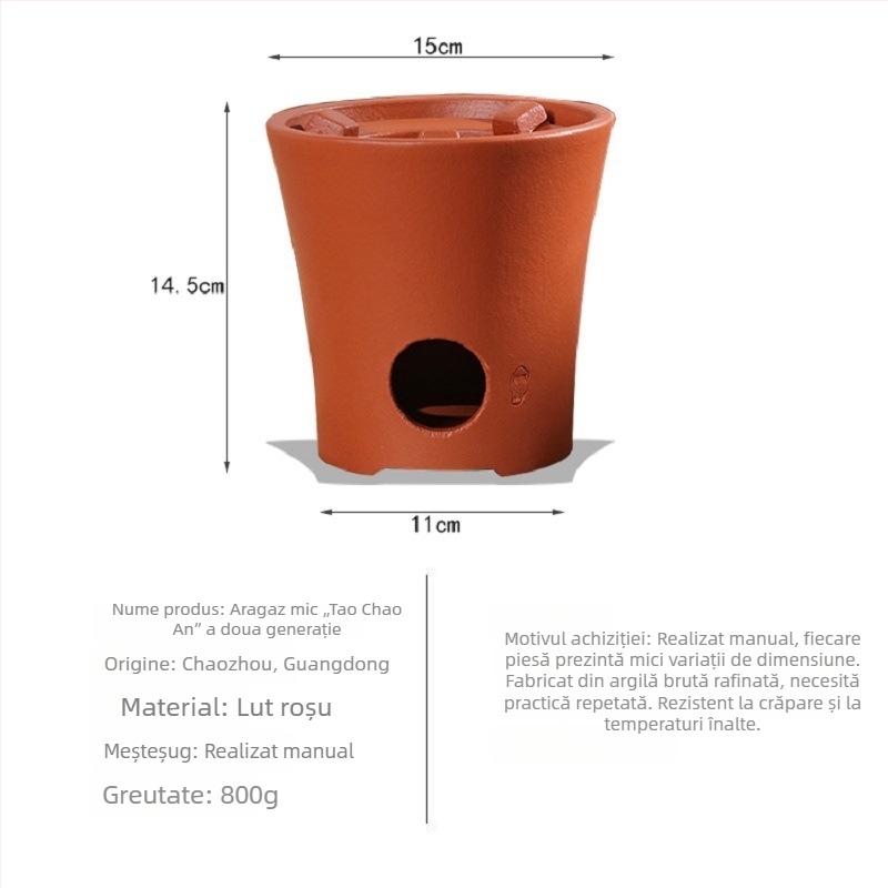 Covoraș pentru ceainic și bază pentru sobă cu cărbune, din argilă purpurie, ceramică antic, stil chinezesc nou