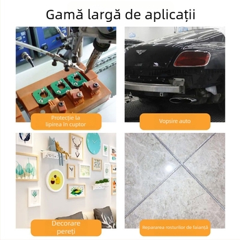 Bandă de mascare rezistentă la temperaturi pentru pereți exteriori, pentru vopsire și finisare a rosturilor; bandă de marcaj a culorilor și bandă de hârtie pentru mascare cu rupere ușoară