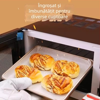 Hârtie de copt cu silicon pentru cuptor și Air Fryer, de calitate alimentară, hârtie absorbantă de grăsime, rolă de 20 m