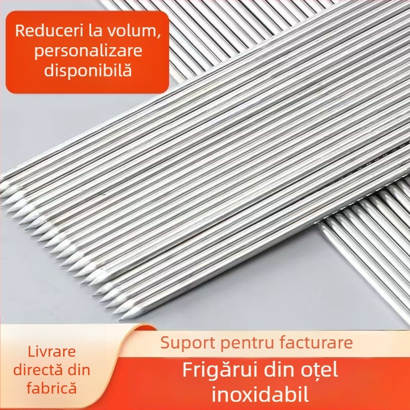 Frigărui rotunde din oțel inoxidabil fără magnet pentru miel – frigărui pentru grătar în aer liber