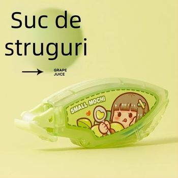 Seria Little Mashu Dot Glue — Bandă corectoare și adeziv cu două fețe, fără reziduuri, pentru elevi și caiete