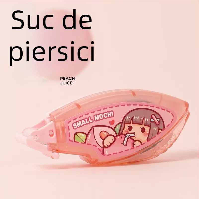 Seria Little Mashu Dot Glue — Bandă corectoare și adeziv cu două fețe, fără reziduuri, pentru elevi și caiete
