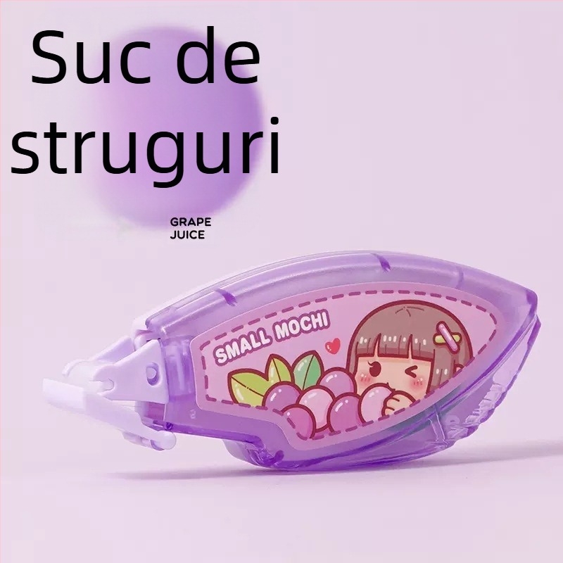 Seria Little Mashu Dot Glue — Bandă corectoare și adeziv cu două fețe, fără reziduuri, pentru elevi și caiete