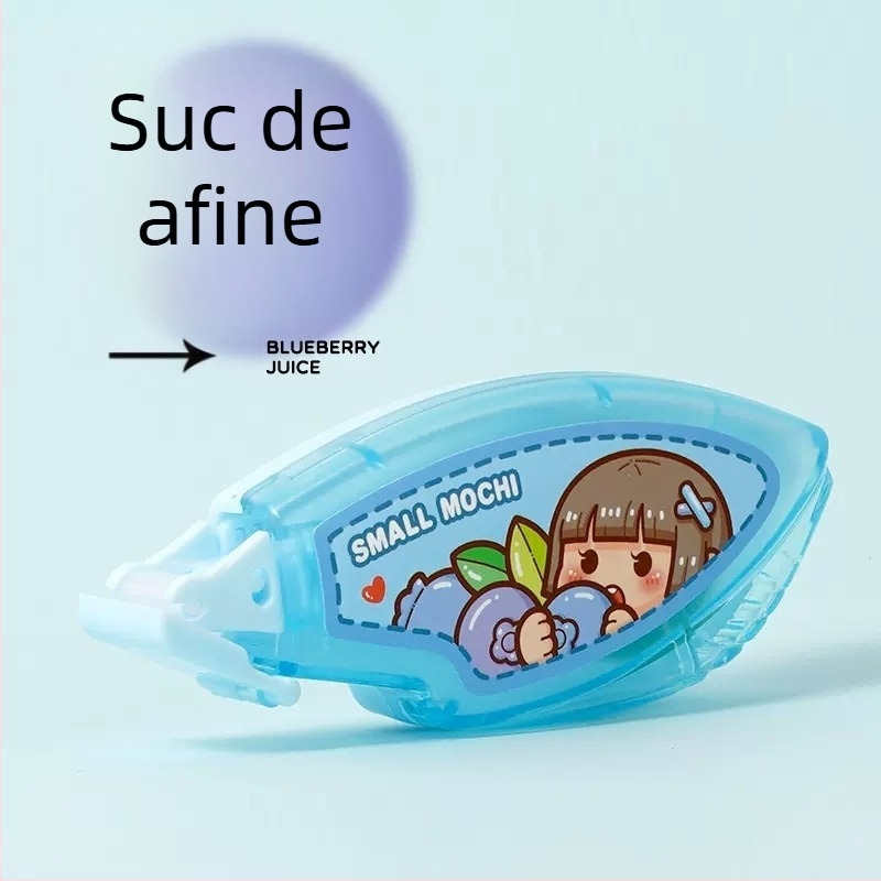 Seria Little Mashu Dot Glue — Bandă corectoare și adeziv cu două fețe, fără reziduuri, pentru elevi și caiete