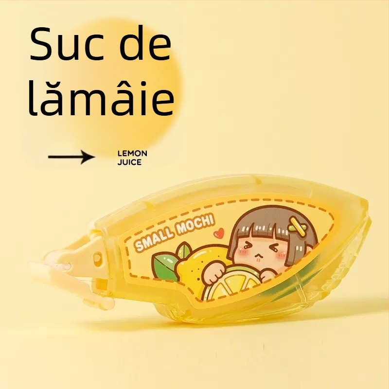 Seria Little Mashu Dot Glue — Bandă corectoare și adeziv cu două fețe, fără reziduuri, pentru elevi și caiete