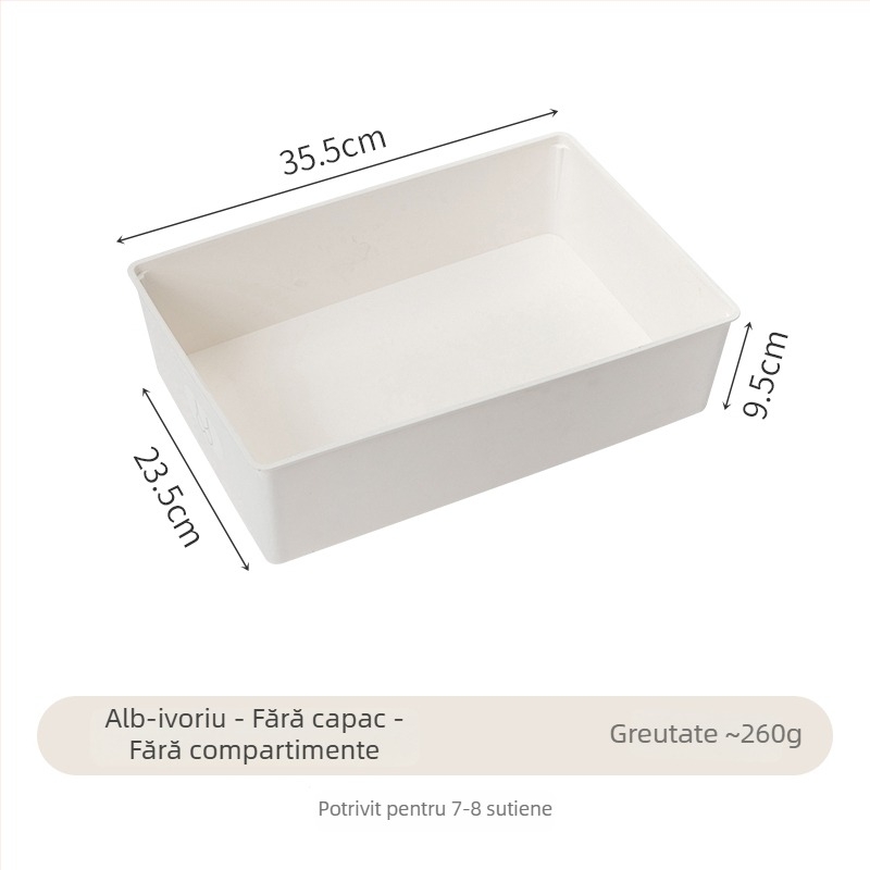 Organizator plastic cu sertare pentru Sutiene, lenjerie intimă și șosete – capacitate mare