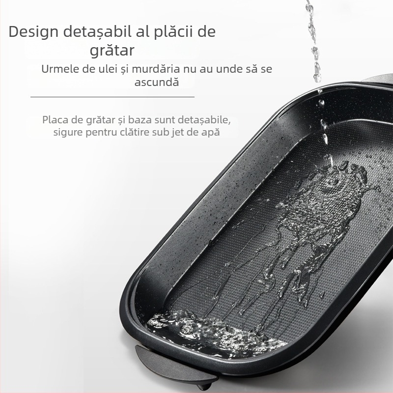 Aining 311 nou model cuptor electric pentru pește, împărțit, tigaie antiaderentă pentru coacere, placă pentru pește în hârtie, pentru uz comercial
