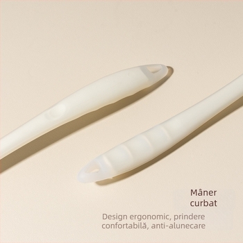 Set din silicon pentru gătit: spatule și linguri — antiaderent, rezistent la temperaturi înalte, antialunecare, protecție împotriva arsurilor, set complet de ustensile de bucătărie
