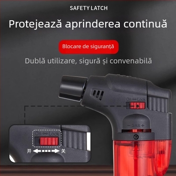 Aprinzător anti vânt pentru moxibustie, aprinzător pentru bețișoare de moxa, aprinzător pentru țigări, pistol de sudură cu flux direct, duză lungă de pulverizare
