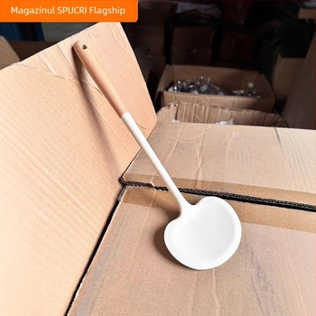 SPUCR spatulă din silicon, stil japonez, formă de ciupercă, antiaderentă, rezistentă la temperaturi înalte, pentru gătit acasă