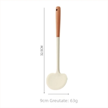 SPUCR spatulă din silicon, stil japonez, formă de ciupercă, antiaderentă, rezistentă la temperaturi înalte, pentru gătit acasă
