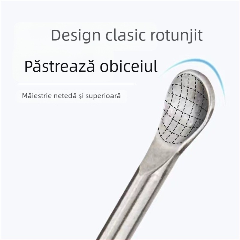 Linguriţă pentru urechi din aliaj de titan pentru bărbați și femei, instrument tradițional de curățare a urechilor, linguriță unică